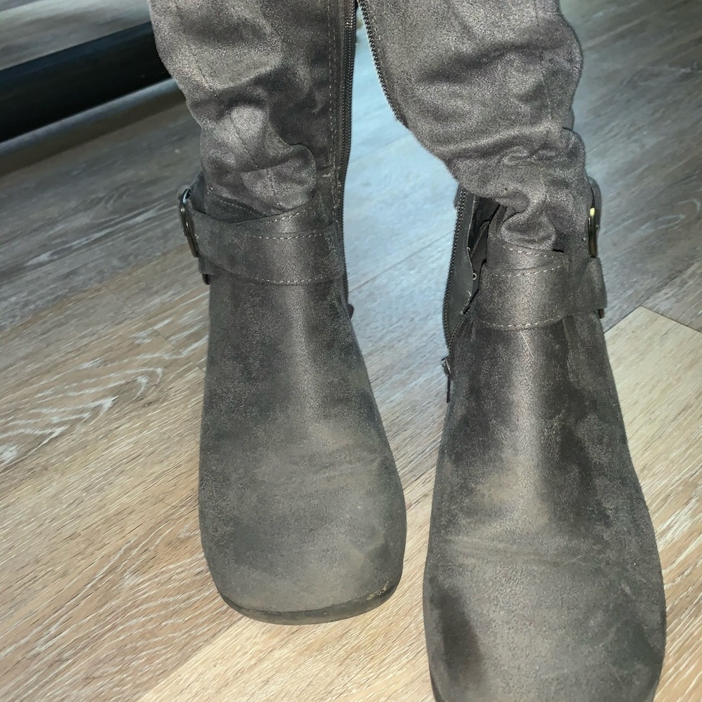 Gray Boots